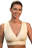 オーガニックコットンノンワイヤー授乳授乳&マタニティナイトスリープブラ カラー: ブラウン