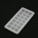 離乳食　食器　調理器具　手作り離乳食冷凍トレー　密閉容器　21個分　小分け保存容器　5色選択 (ホワイト)