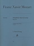 モーツァルト, Franz Xaver Wolfgang: ピアノ作品集 第1巻/原典版/Nottelmann編/Koenen運指/ヘンレ社/ピアノ・ソロ