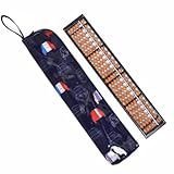 楽しく計算おしゃれそろばんセット(木製・23桁)　夢色ドライブはフレンチカラー（ネイビー）　日本製　N5705520