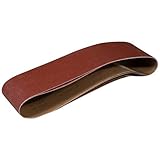 POWERTEC 110683 4-Inch x 36-Inch 80 Grit Aluminum Oxide Sanding Belt 3-Pack [並行輸入品]