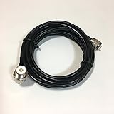 〈HOTEISON〉車載 モービルアンテナ 用 同軸ケーブル RG-58U 5m MJ MP