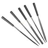 5ピースニードルファイルセット用宝石ダイヤモンドウッド彫刻モデル金属ガラスストーンファイルdiy修復ツール研削ハンドファイルツール