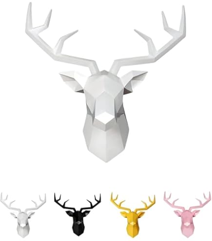 Amazon.co.jp: 鹿の剥製 蝦夷鹿の剥製 壁飾りハンティングトロフィー