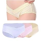 BEREAM マタニティショーツ マタニティ ショーツ 下着 ローライズ ３枚 セット ( L , 4.ハート )