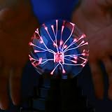 xiyunhan静的ボールガラスボールLED夜ライト3インチUSBマジックイオンボールライトボタンLightningボール夜ライトマジックランプマジックボール大気イオンランプギフト省電力