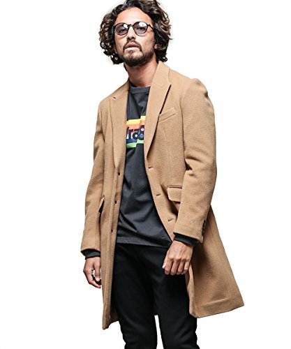 (ナノ・ユニバース) nano・universe MELTONチェスターコート M キャメル 9999171110767