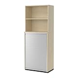 IKEA(イケア) GALANT バーチ材突き板 69898019 収納コンビネーション ロールフロントキャビネット付き、バーチ材突き板