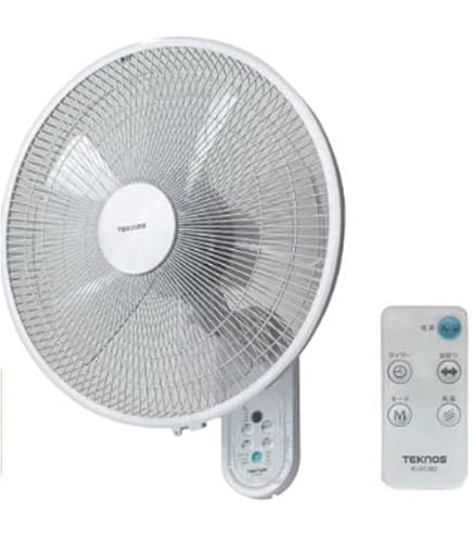 Amazon | TEKNOS 40cm壁掛けフルリモコン扇風機 KI-W488R ホワイト