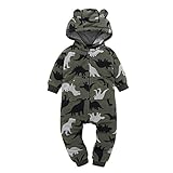 杜屋トヤ　ベビー　新生児服　長袖フード付きロンパース　カバーオール　ボディースーツ　前開き　ジッパー　冷え防止　迷彩　ルームウェア　かわいい　洋式　秋　冬　カジュアル　遊び　お出かけ　プレゼント　女の