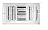 Truaire C103M 12X06(Duct Opening Measurements) 3-Way Supply 12-Inch by 6-Inch Sidewall or Ceiling Re
