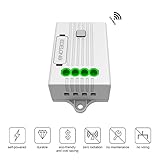 [ 2017最新]ワイヤレスリモートスイッチライトスイッチキットセット、Kobwa取り外し可能エネルギーself-powered with Fixed Receiver forライト Receiver