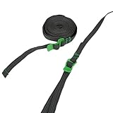 SR-tools】軽くて細いのにしっかり締まる 2.5mタイプ荷締ベルト 手荷物の荷締めにも『２本セット』グリーン