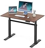 Fenge 電動昇降デスク スタンディングデスク 昇降デスク 高さ調節 パソコンデスク 天板入り セット商品 ED-S48101WB