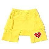 Anak Jujur カーゴ ハーフパンツ ワッペン付き Cargo Half Pants 【イエロー】 【size:90】