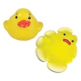 Rhode Island Novelty 2' Splat! Yellow Rubber Duckies Each Dozen In Colorful Display Box [並行輸入品]