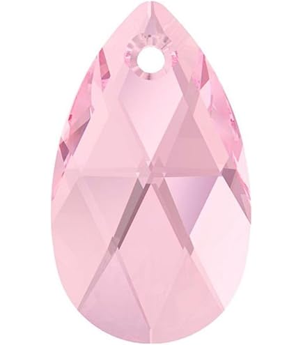 Teardrop Crystal AB Sew-On Rhinestones - 7x12mm Droplet Shape, 2 Holes, For Wedding Dresses & Crafts (100 Pcs) - View #8