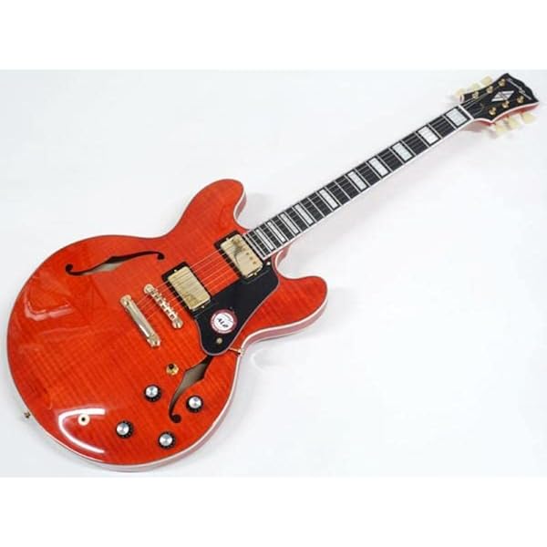 Amazon | Seventy Seven EXRUBATO-CTM JT AMB セミアコギター 【Japan 