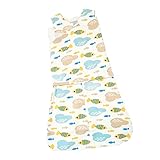 Kesoto ベビーおくるみ　ベビー寝具　コットン　新生児用寝袋　ベビー寝袋　　全9種類 - 魚