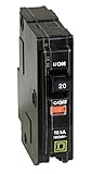 Square D qo120 20-amp 1極plug-on回路遮断器( 6パック)