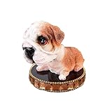 クリエイティブカーアクセサリースーパーかわいい車の装飾ニースの贈り物[ブルドッグ]