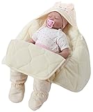 FEOYA おくるみ ベビー 赤ちゃん用 寝袋　新生児　足付き　0-1歳　秋冬　ふわふわ 肌触りいい 暖かい 寝具 スリーパー 幼児用　バスローブ 持ち運び便利 出産祝い 贈り物　3色入れ（イエロー　