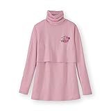 【Disney】ディズニー　授乳対応産後あったかインナー　ミニーマウス　ピンク　Ｍ