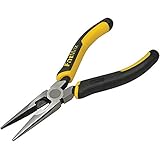 Stanley 0-89-869 Long Nose Plier straight Black/Yellow [並行輸入品]