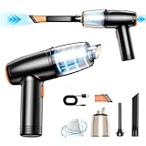 ハンディクリーナー 多機能ミニ掃除機 車用掃除機 コードレス 車用 カークリーナーパワフル USB充電式 5200mAhバッテリー 乾湿両用