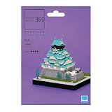 カワダ(Kawada) ペーパーナノ 360 大阪城 7×12×7cm 12才以上 ペーパークラフト クラフトキット ミニチュアキット インテリア PS-08