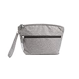 7 A.M. ENFANT Clutch Bag, Heather Grey, Small by 7A.M. Enfant