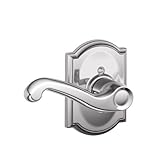 Schlage f170 Fla 625 CAM LHキャメロットコレクションLeft Hand Flair装飾トリムレバー、明るいクロム