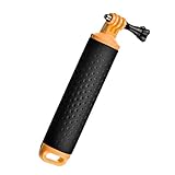 Dovewill GoPro SjcamActionカメラに対応　フローティング　ハンドグリップ　フロート　ボブ　一脚　便利性　全2色 - オレンジ