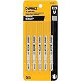 DEWALT DW3770-5 3-Inch 14 TPI Thick Metal Cut Cobalt Steel T-Shank Jig Saw Blade (5-Pack) [並行輸入品]