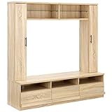 ハイタイプ 収納 テレビ台 キューデ (ウッドナチュラル A（ディスプレイ）)