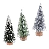 Fenteer クリスマスツリー 置物　ミニチュア　樹脂　マイクロ景観装飾　 - S