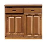 日高 タモ材 日本製 完成品 90 ワゴン