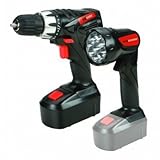 18 Volt Cordless 3/8 inch Drill and Driver with Keyless Chuck (Variable Speed and Reversible) and LE