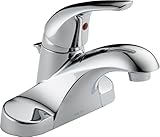 Delta Faucet B510LF-PPU Foundations Core-B, Single Handle Centerset Lavatory Faucet, Chrome [並行輸入品]
