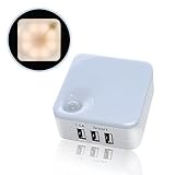 LEDセンサーライトusb充電器 – Mingtong 人感センサー ナイトライト コードレスナイトランプワイヤレスモーションライトベッドルーム階段キッチン廊下のための照明 玄関灯、どこでもプラグイン