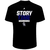 TrevorストーリーColorado Rockies # 27 MLB Men 's Story Time Tシャツ( Large )