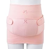 ピジョン）しっかりサポート妊婦帯&ささえ帯セット（ピンク） 【L－LL】