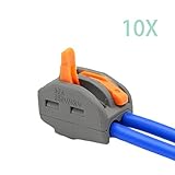 Tiptiper ワイヤコネクタ、ケーブルワイヤコネクタコードコネクタ端子ブロック2/3/5穴工具