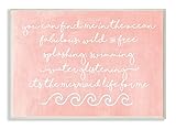 The Kids Room by Stupell "Mermaid Life Inspiration" Wall Plaque Art [並行輸入品]