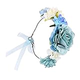 Baoblaze 全2サイズ　女性ヘッドバンド　ヘアアクセサリ　ファッション - ブルー（女性用）