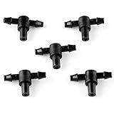 VERY100　灌漑システム散水用具　 1/4"（内径４mm/外径７mm）ホース用接続コネクター　3方向分岐コネクター　散水ホースにつなぐだけで簡単接続　 50個セット