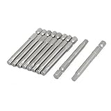 DealMux 1/4インチ六角シャンク5ミリメートル六角形Ins?rezデtournevis 10個入り