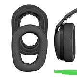 Geekria イヤーパッド Comfort 互換性 パッド ロジクール Logicool G435 G335 ヘッドホンに対応 パッド イヤー/イヤーカップ メッシュファブリック (黒)