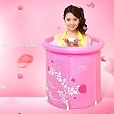 Meters インフレータブル大人のバスタブ絶縁ベビー水泳バケット折りたたみブルーピンク ( 色 : ピンク ぴんく )