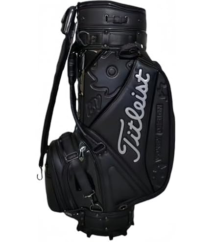 Amazon | キャディバッグ 本革 スポーツ ゴルフバッグ ゴルフ